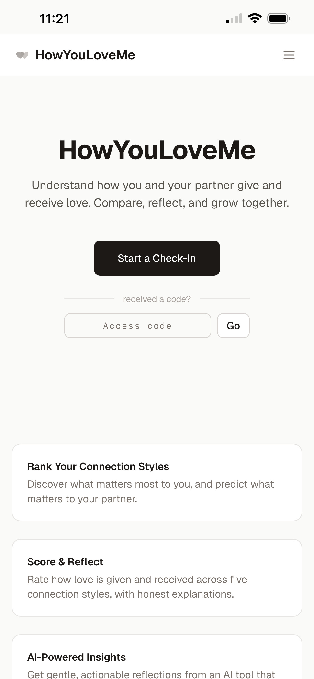HowYouLoveMe screenshot