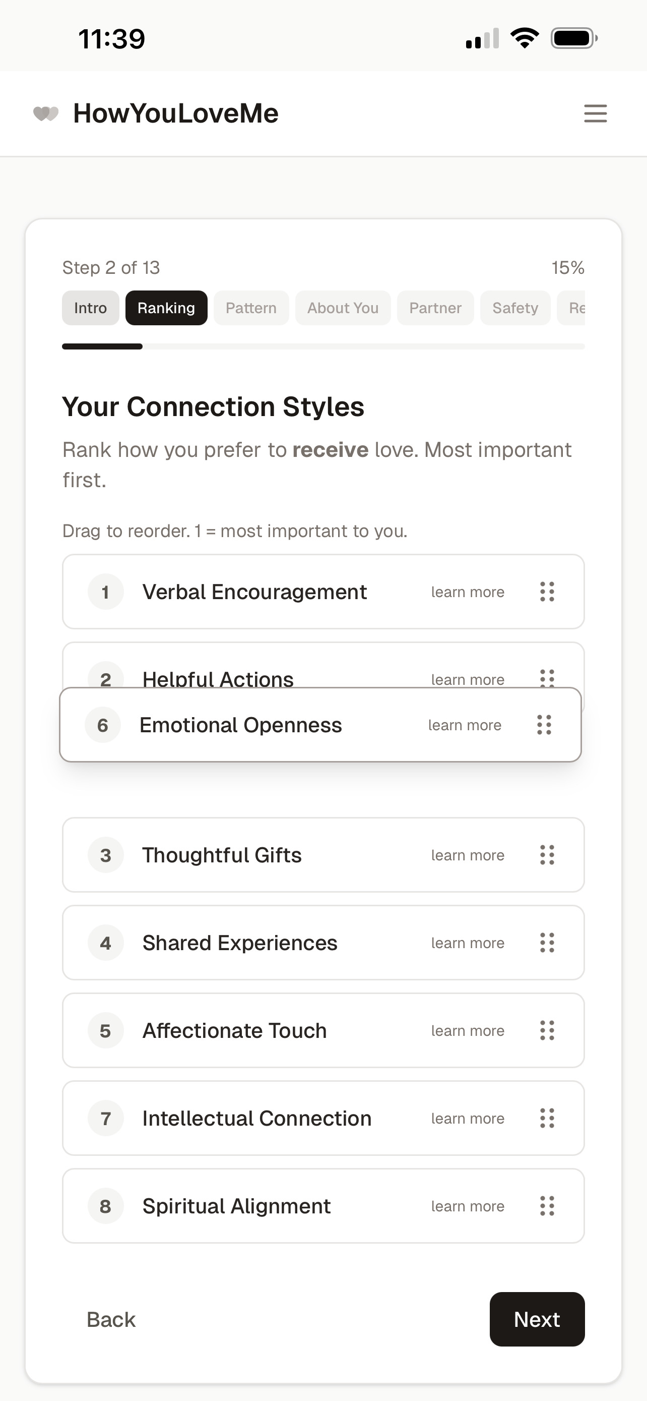 HowYouLoveMe screenshot